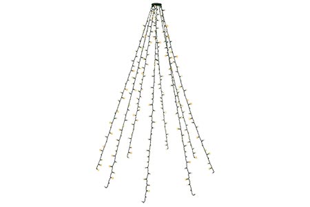 LED světelný řetěz na vánoční stromek, 280 LED, 8x 2m