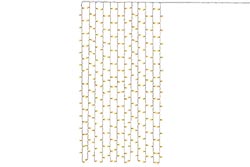 LED světelný závěs, 300 LED, 12 x 2,5m, dálkové ovládání