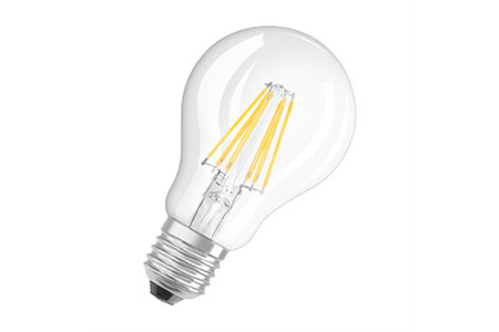 LED žárovka Filament Retrofit Classic A, E27, 2700K, 6W, 806lm, 300°, čirá