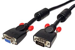 Premium VGA kabel MD15HD - FD15HD, DDC2, s ferity, 3m