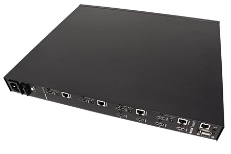 Maticový HDMI přepínač 4x4, 4K, + prodloužení HDBaseT-Lite (VM3404)