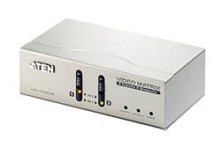 Maticový přepínač VGA + audio 2x2 (VS0202)