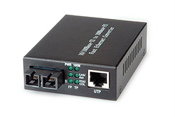 Média konvertor 100Mb, RJ45 - SC (100Base-FX)