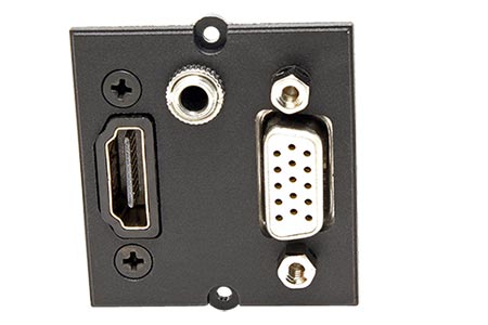 Modul 37x40 - VGA + HDMI + audio, černý (917.226)