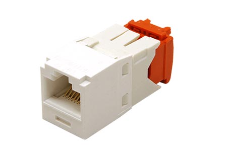 Modul RJ45, Mini-Com TG, kat. 5e, UTP, bílý