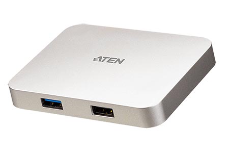 Multiport adaptér USB C(M) -> HDMI A(F) (4K@30Hz), USB 3.0 A + USB 2.0 A, 2x USB C, PD (UH3235)