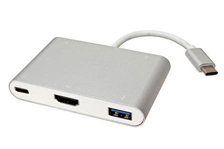 Multiport adaptér USB C(M) -> HDMI A(F), 4K@30Hz, USB3.0 A(F), 2x USB A(F), USB C(F) PD