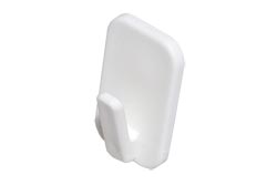 Nalepovací háček na suchý zip, odnímatelný, 225g, 8ks, bílý