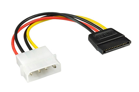 Napájecí kabelová redukce FDD5,25 -> SATA, 30cm