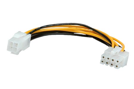 Napájecí redukce P4 (4piny) -> P4 (8pinů), 0,15 m