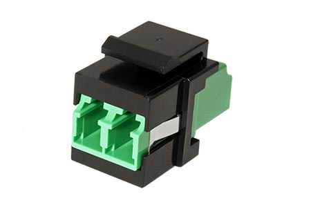 Optická spojka keystone LC/LC, duplex, singlemode APC