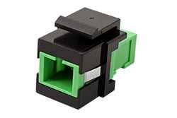 Optická spojka keystone SC/SC, simplex, singlemode APC