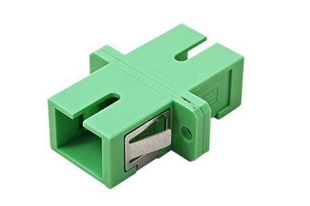 Optická spojka SC-SC, simplex, singlemode, APC