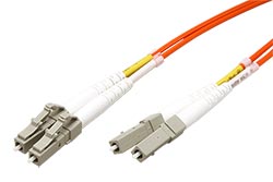 Optický patchkabel LC-LC 50/125 (multimode), duplex, LSOH, OM2, 45m