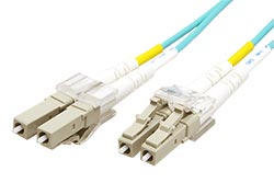 Optický patchkabel LC-LC 50/125 (multimode), duplex, OM3, 25m