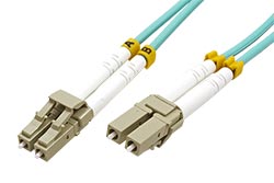 Optický patchkabel LC-LC 50/125 (multimode), duplex, OM3, LSOH, 15m