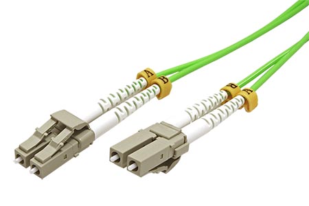 Optický patchkabel LC-LC 50/125 (multimode), duplex, OM5, LSOH, 10m