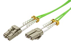 Optický patchkabel LC-LC 50/125 (multimode), duplex, OM5, LSOH, 1m