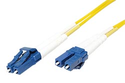 Optický patchkabel LC-LC 9/125 (single mode), 2mm, duplex, 1,5m
