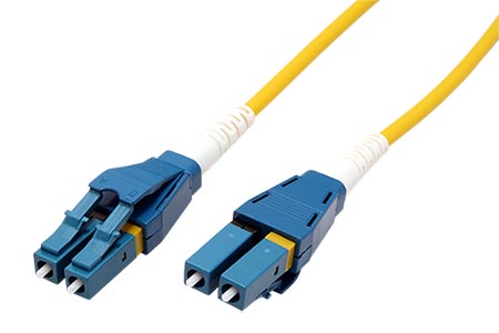 Optický patchkabel LC-LC 9/125 (single mode), duplex, OS2, LSOH, uniboot, 10m