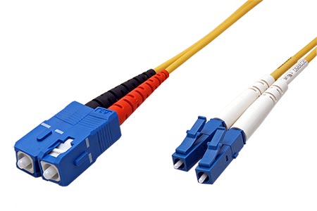 Optický patchkabel LC-SC 9/125 (single mode), duplex, OS2, LSOH, 5m