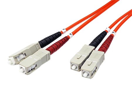 Optický patchkabel SC-SC 50/125 (multi mode), duplex, OM2, LSOH, 25m