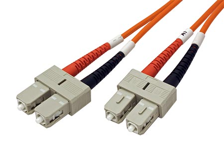 Optický patchkabel SC-SC 62,5/125 (multi mode), 3mm, duplex, 8m