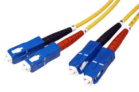 Optický patchkabel SC-SC 9/125 (single mode), duplex, OS2, LSOH, 10m