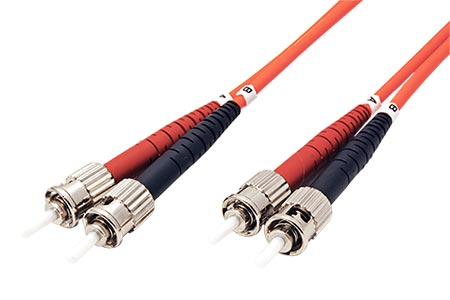 Optický patchkabel ST-ST 62,5/125 (multi mode), duplex, 5m