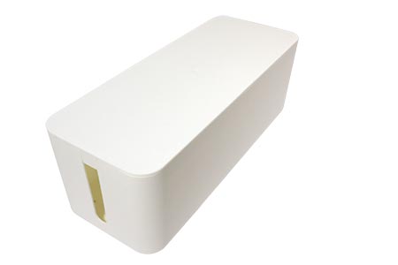 Organizér kabelů box, bílý, velký (407x157x133,5mm)