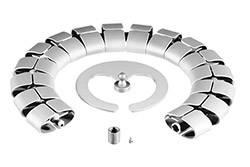 Organizér kabelů, Cable-Snake® Premium, sada, stříbrný (930.082)