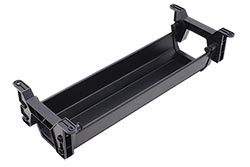 Organizér kabelů pod desku stolu, 41cm, černý