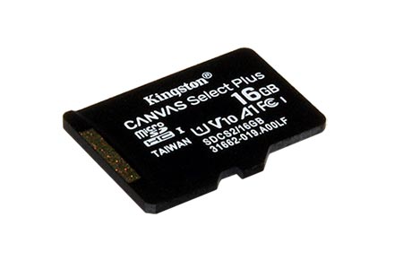 Paměťová karta microSDHC, 16GB, Canvas Select Plus + adaptér na SD kartu