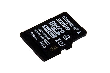 Paměťová karta microSDHC, 32GB, class 10 + adaptér na SD kartu