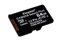 Paměťová karta microSDHC, 64GB, class10 UHS-I, Canvas Select Plus + adaptér na SD kartu