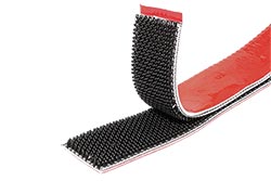 Páska se suchým zipem Alfa-Lok, nalepovací, 25mm x 1m, černá