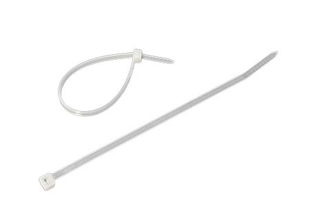 Páska vázací 15cm x 2,5mm, bílá, 100ks