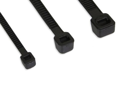 Páska vázací 20cm x 4,8mm, černá, 100ks