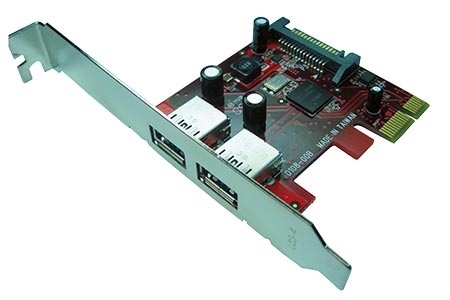 PCI Express karta 2x USB3.0 A(F)