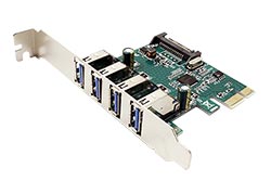 PCI Express karta, 4x USB3.0 A(F)