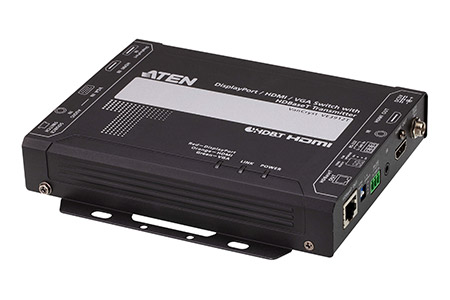 Přepínač DP / HDMI / VGA na HDBaseT, POH (vysílač) (VE3912T)