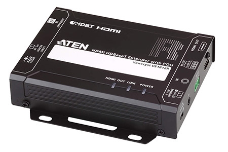 Přijímač HDMI HDBaseT class A, POH, 4K@30Hz (VE1812R)