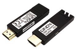 Prodlužovací adaptér HDMI (10,2G), přes optickou síť, 300m