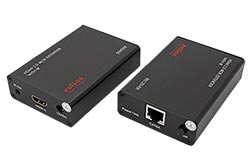 Prodlužovací adaptér HDMI + IR přes TP, 4K@60Hz, 30m