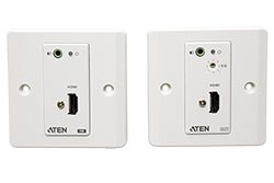 Prodlužovací adaptér HDMI přes 2x TP, 60m, + čelo zásuvky (VE807)