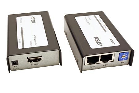 Prodlužovací adaptér HDMI, přes 2x TP, 60m (VE800A)
