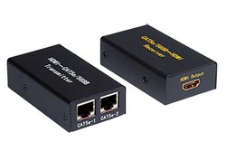 Prodlužovací adaptér HDMI přes 2x TP (RJ45)