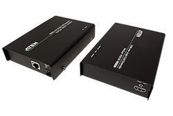 Prodlužovací adaptér HDMI přes TP, 4K, HDBaseT class A, 100m (VE812)