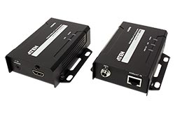 Prodlužovací adaptér HDMI přes TP ,4K, HDBaseT-Lite, 70m (VE801)