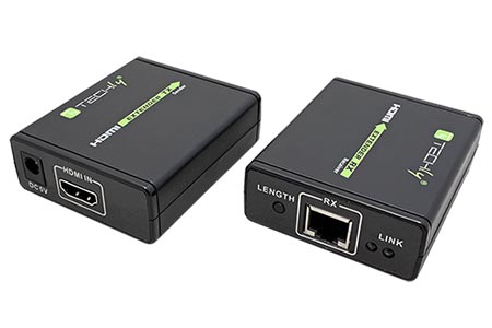 Prodlužovací adaptér HDMI přes TP do 60m